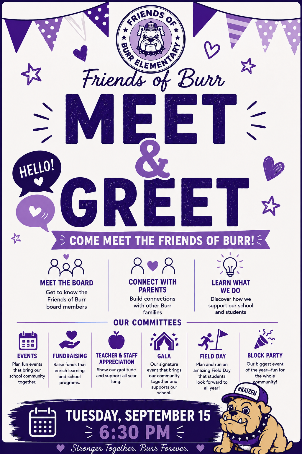 Parent Meet Up flyer