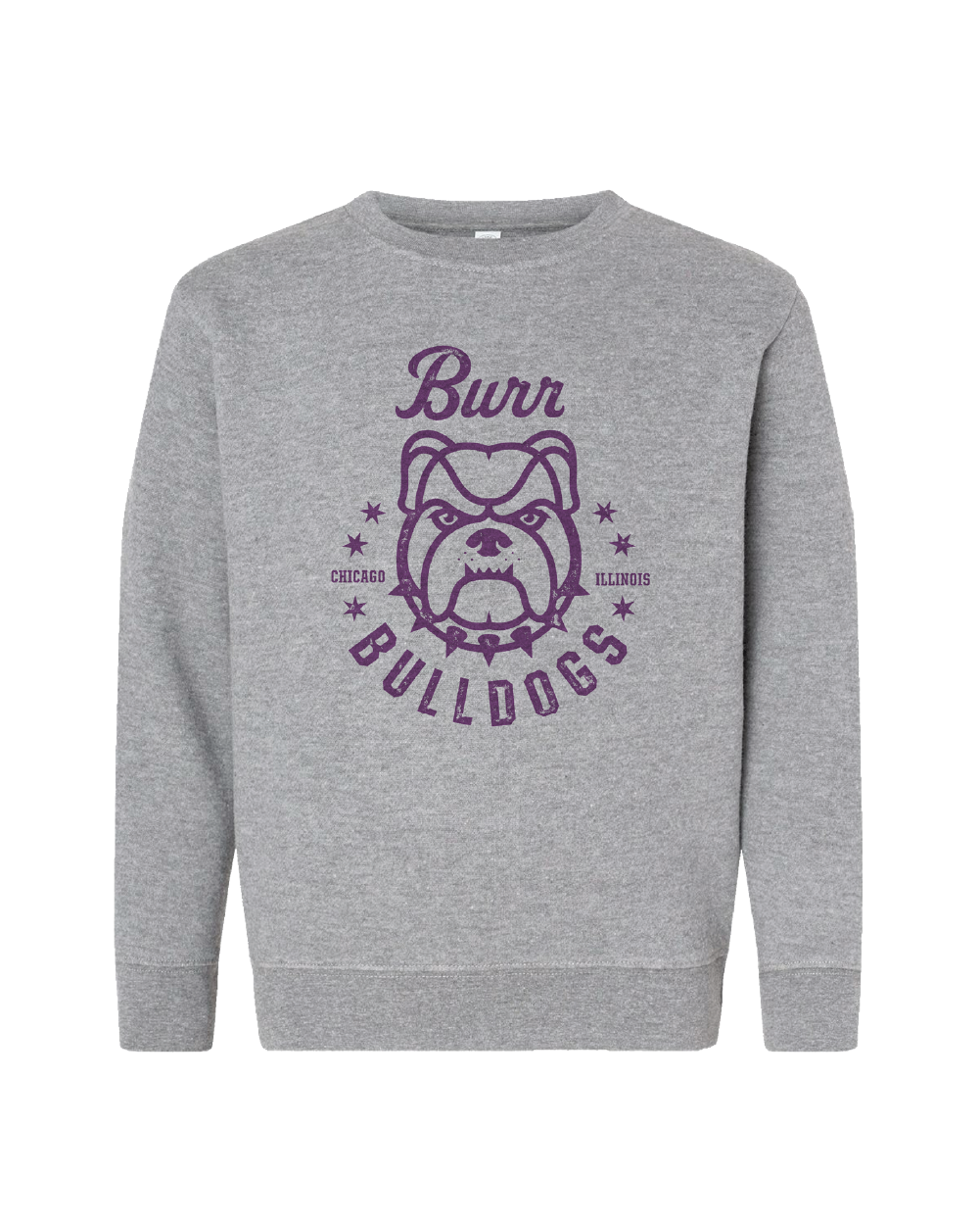 Kids Retro Rocky Crewneck - Heather Grey
